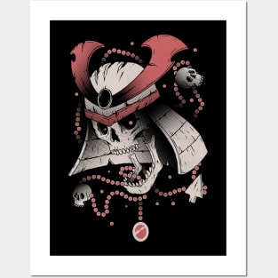Samurai Skull! Posters and Art